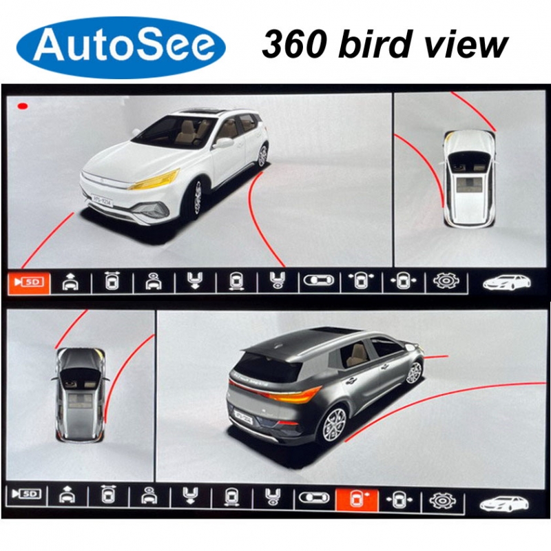 suit original OEM monitor or BYD e1 e2 e3 e9 car 360 degree camera bird ...